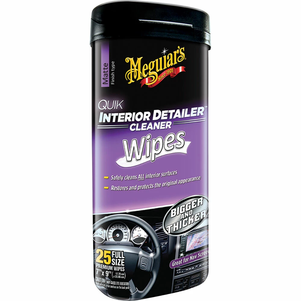 Buy ๐ Meguiar's Quik Interior Detailer Wipes - 25 Pack ๐ฅ 1 Buy ๐ Meguiar's Quik Interior Detailer Wipes - 25 Pack ๐ฅ