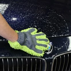 New ❤️ Turtle Wax Microfibre Dual Action Gorilla Glove 🌟 -Cheap WASH & DRY CAR CARE Store SCA 373369 001 hi res