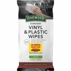 Promo 🤩 Oakwood Everyday Vinyl & Plastic Wipes 25 Pack 👍